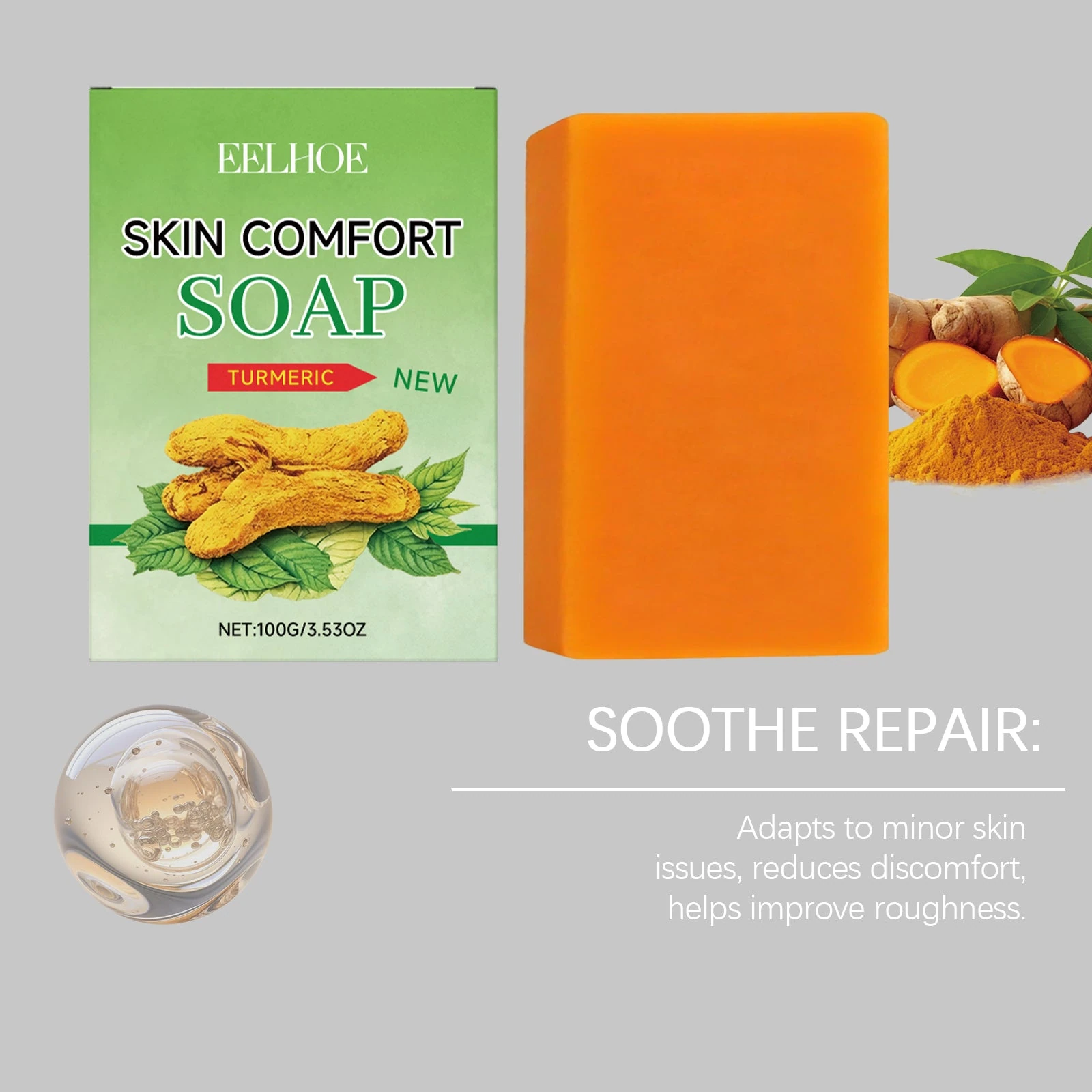 EELHOE Cinnamon Soap with Turmeric — keep the routine comfortable, product image 10