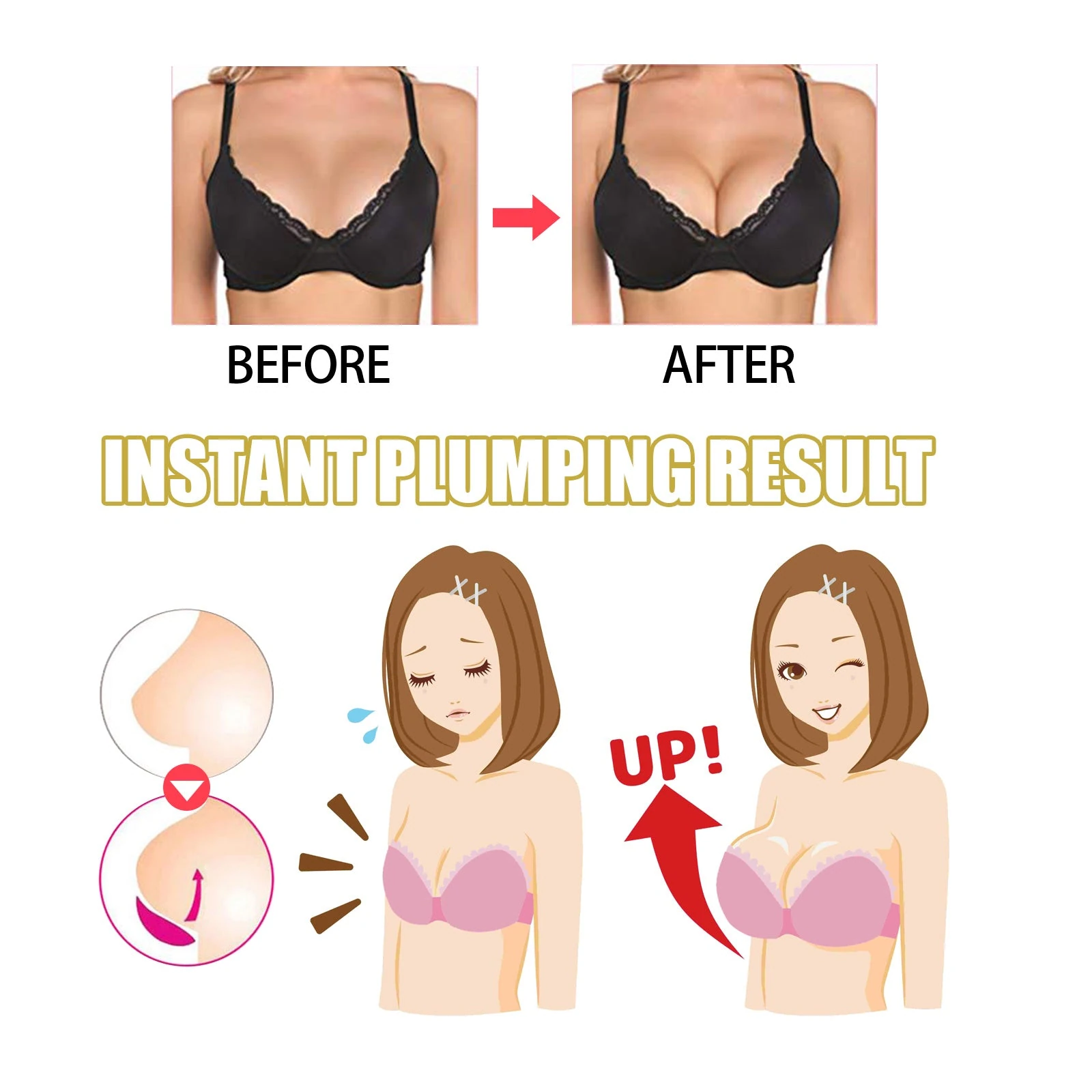 EELHOE Breast Care Patch — Product illustration for chest-area care.