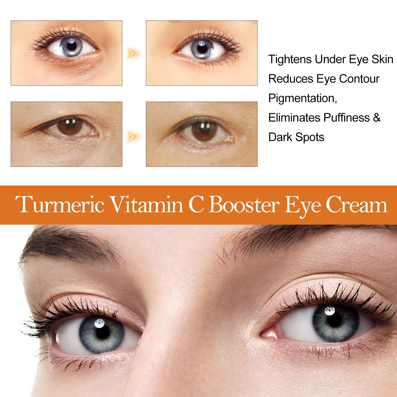 Eye-area product artwork illustrating the focus on smoother, more even-looking skin