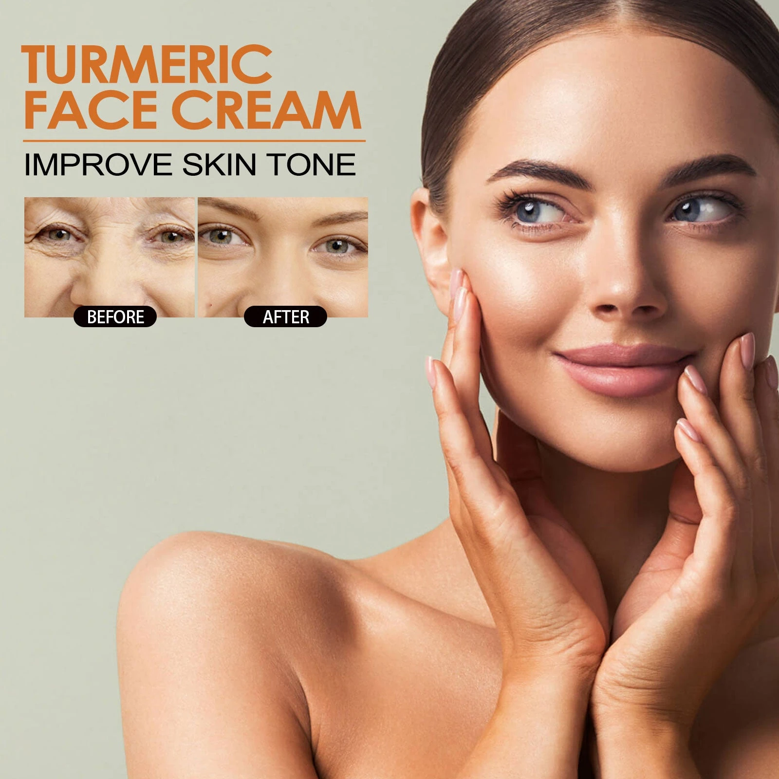 EELHOE Turmeric Face Moisturizer — Facial moisture and skin-care imagery.