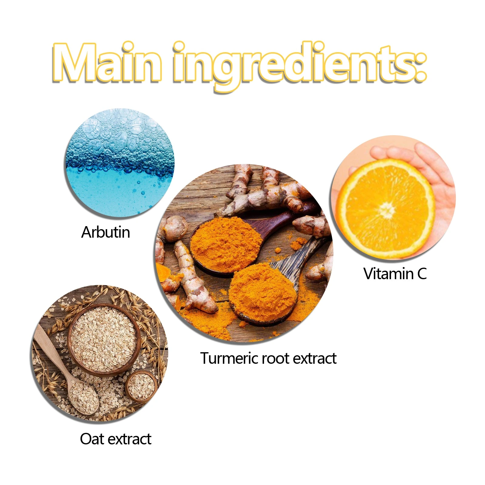 EELHOE Vitamin C Soap — Arbutin, vitamin C, turmeric and oat ingredient highlights.