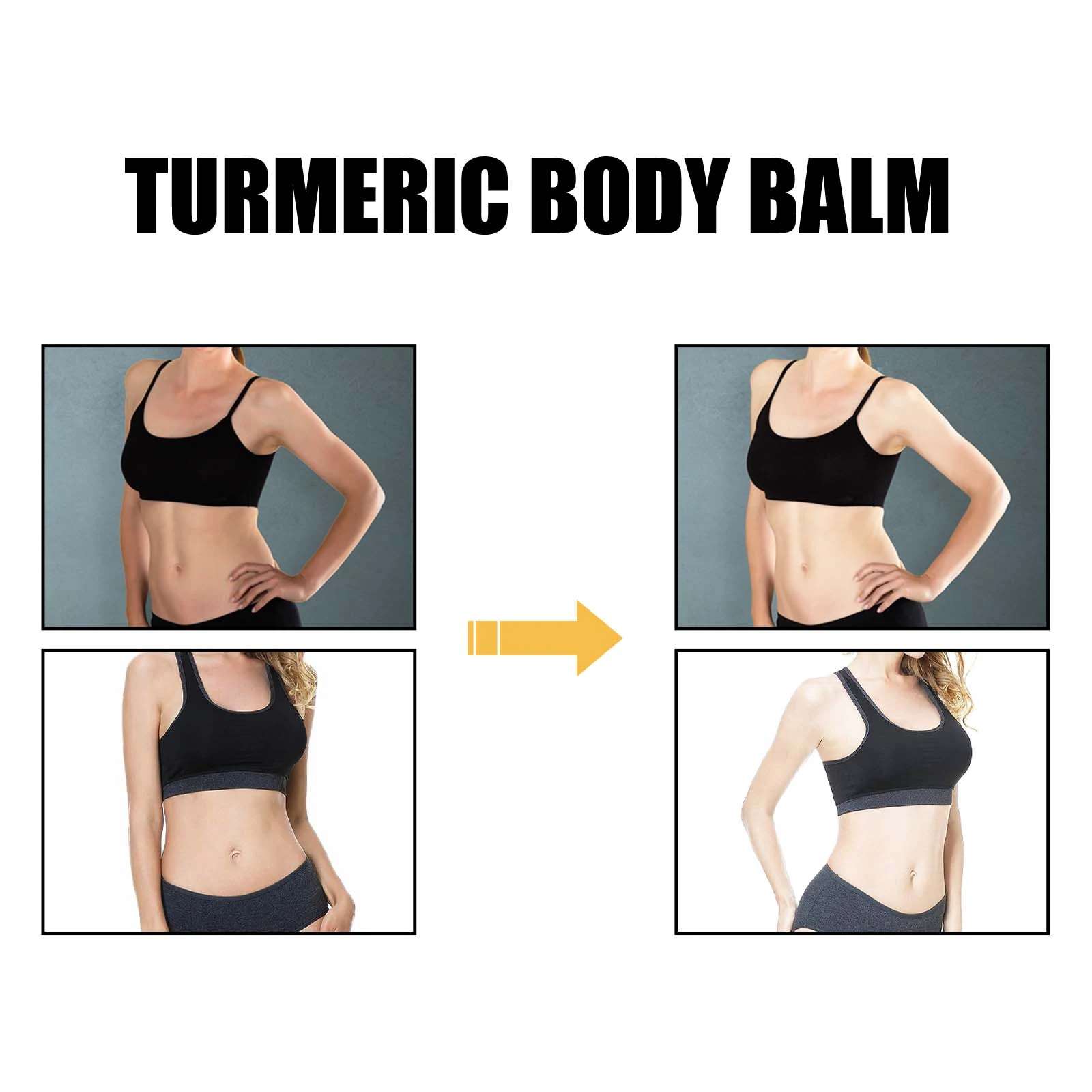 EELHOE Body Balm Stick — Body skin-care comparison illustration.