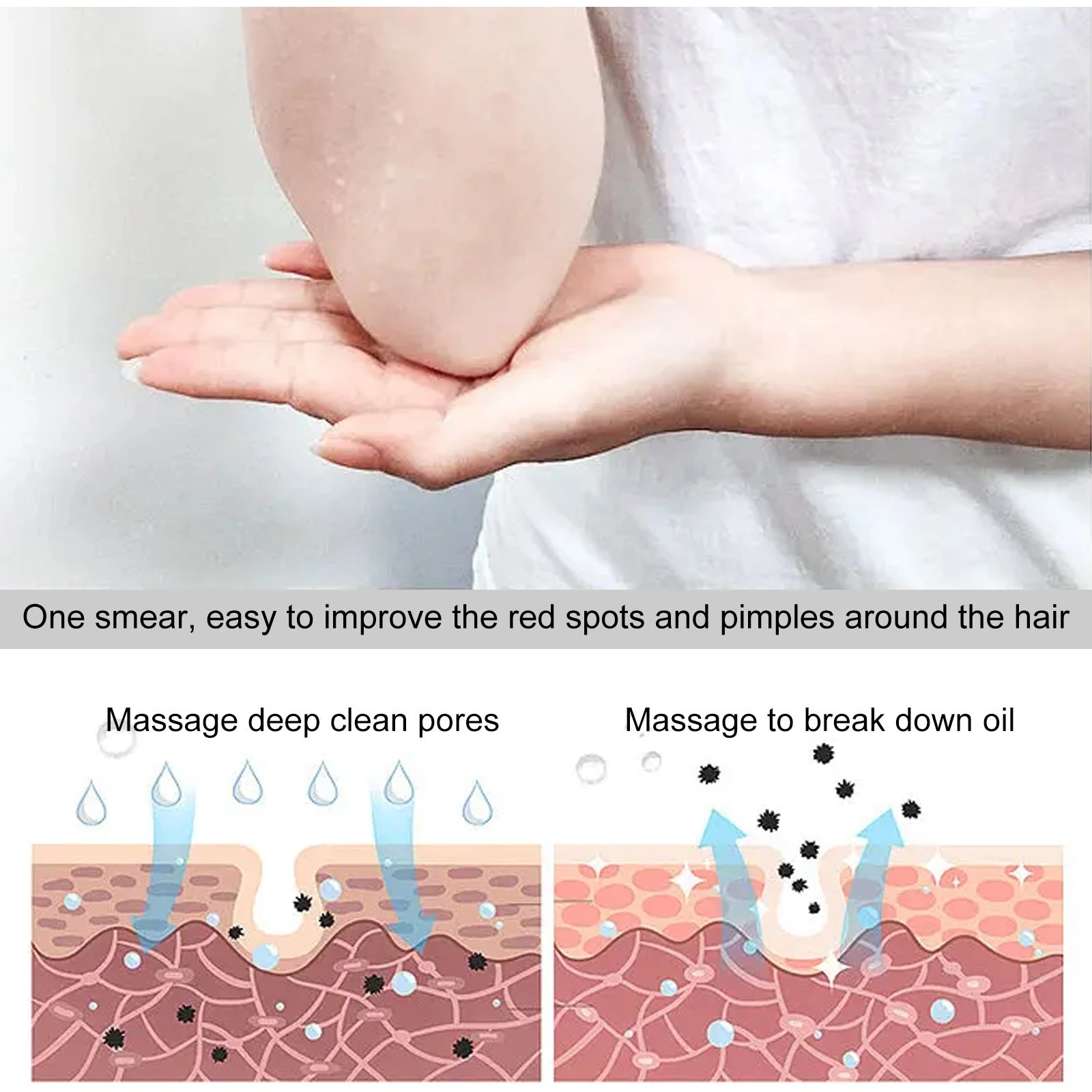 EELHOE Turmeric Body Scrub — Elbow care and exfoliation illustration.