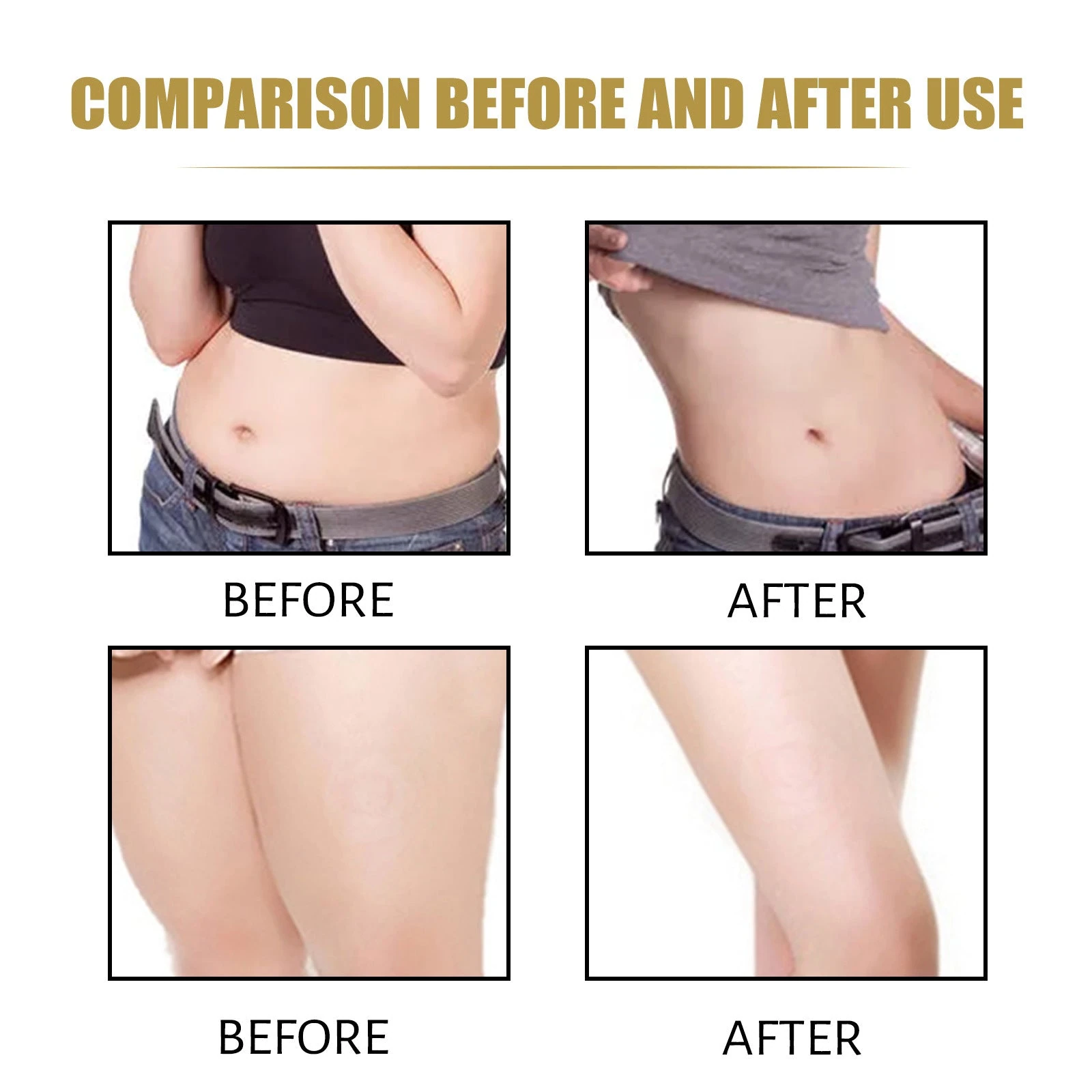EELHOE Ginger Oil For Massage — body-care comparison photographs.