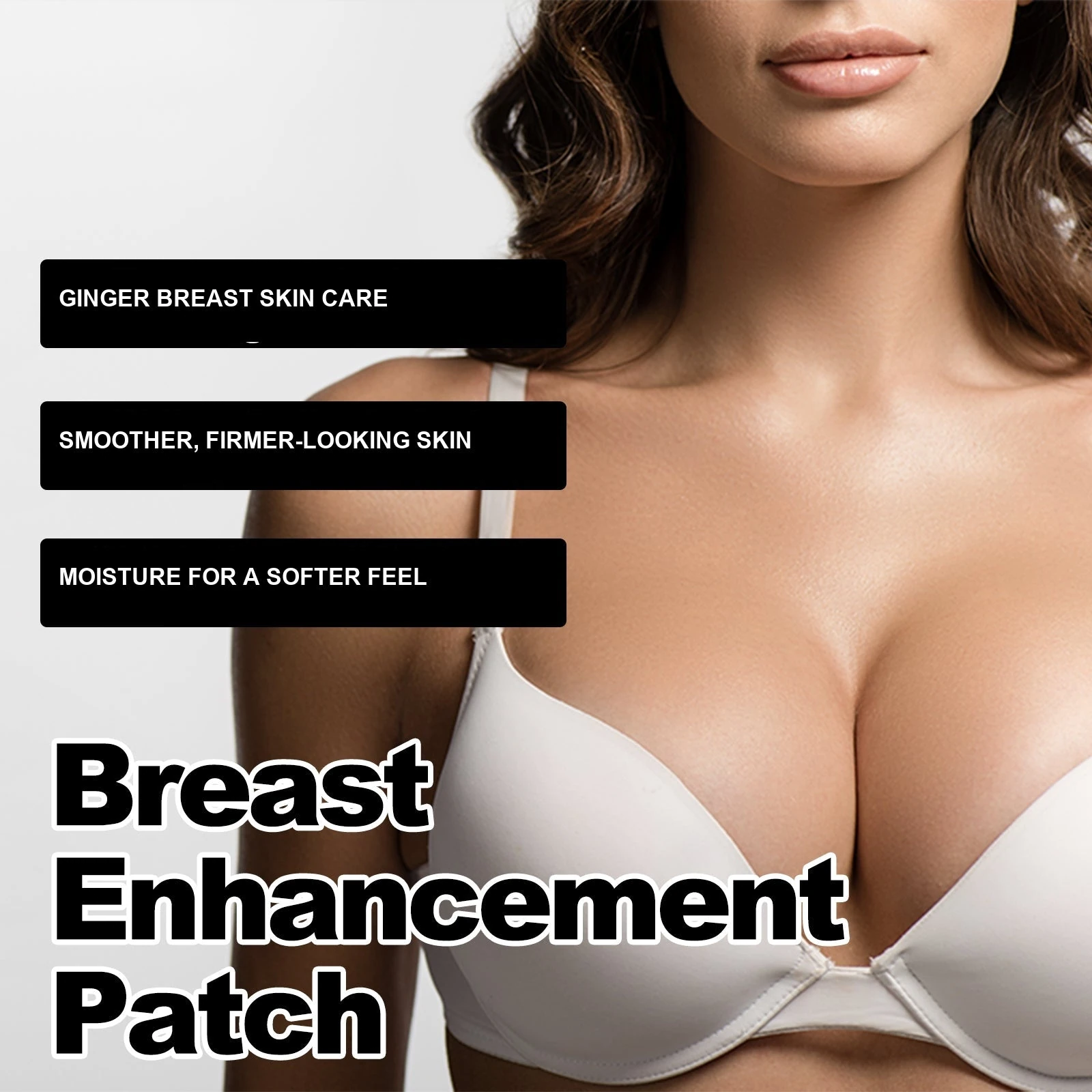 EELHOE chest-care artwork highlighting moisture and smoother-looking skin