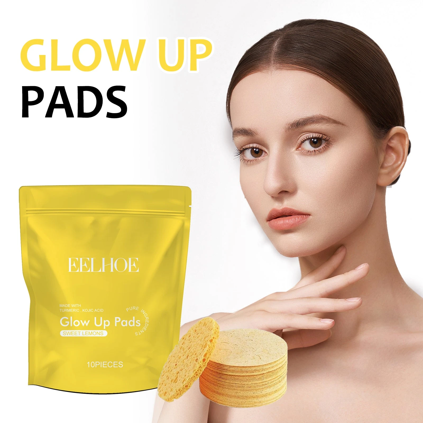 EELHOE Facial sponge and skin photo