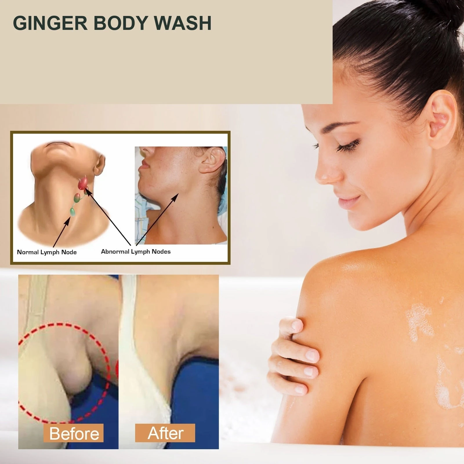 EELHOE Ginger Body Wash — The compact liquid wash is followed by a separate moisturizer when needed.