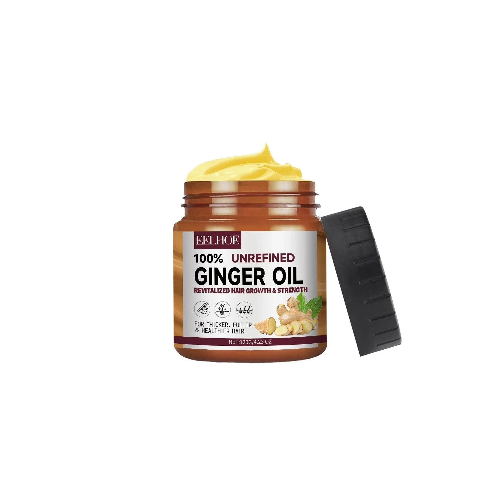 EELHOE Ginger Conditioner — The selected ginger jar with yellow conditioning cream.