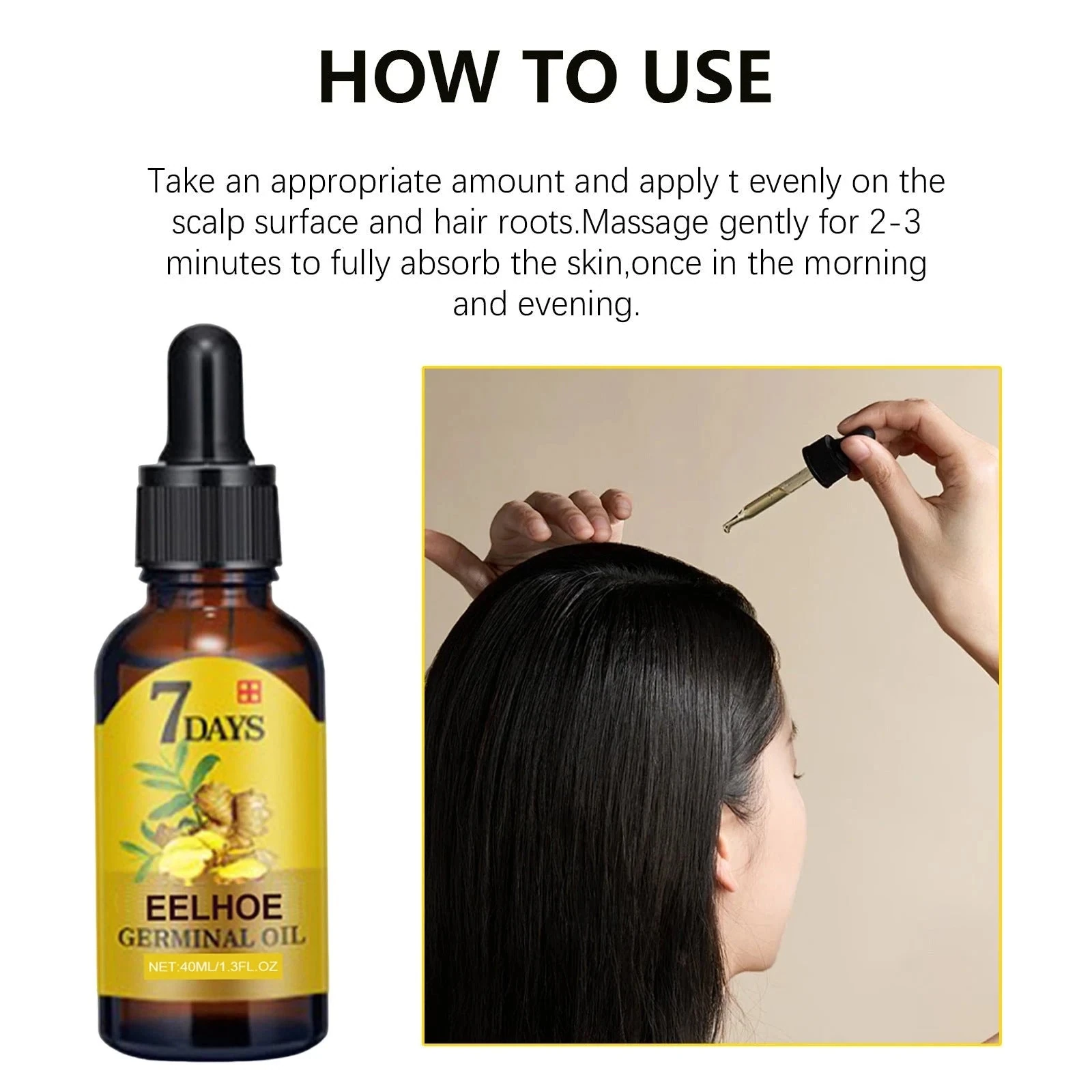 EELHOE Hair tonic application directions