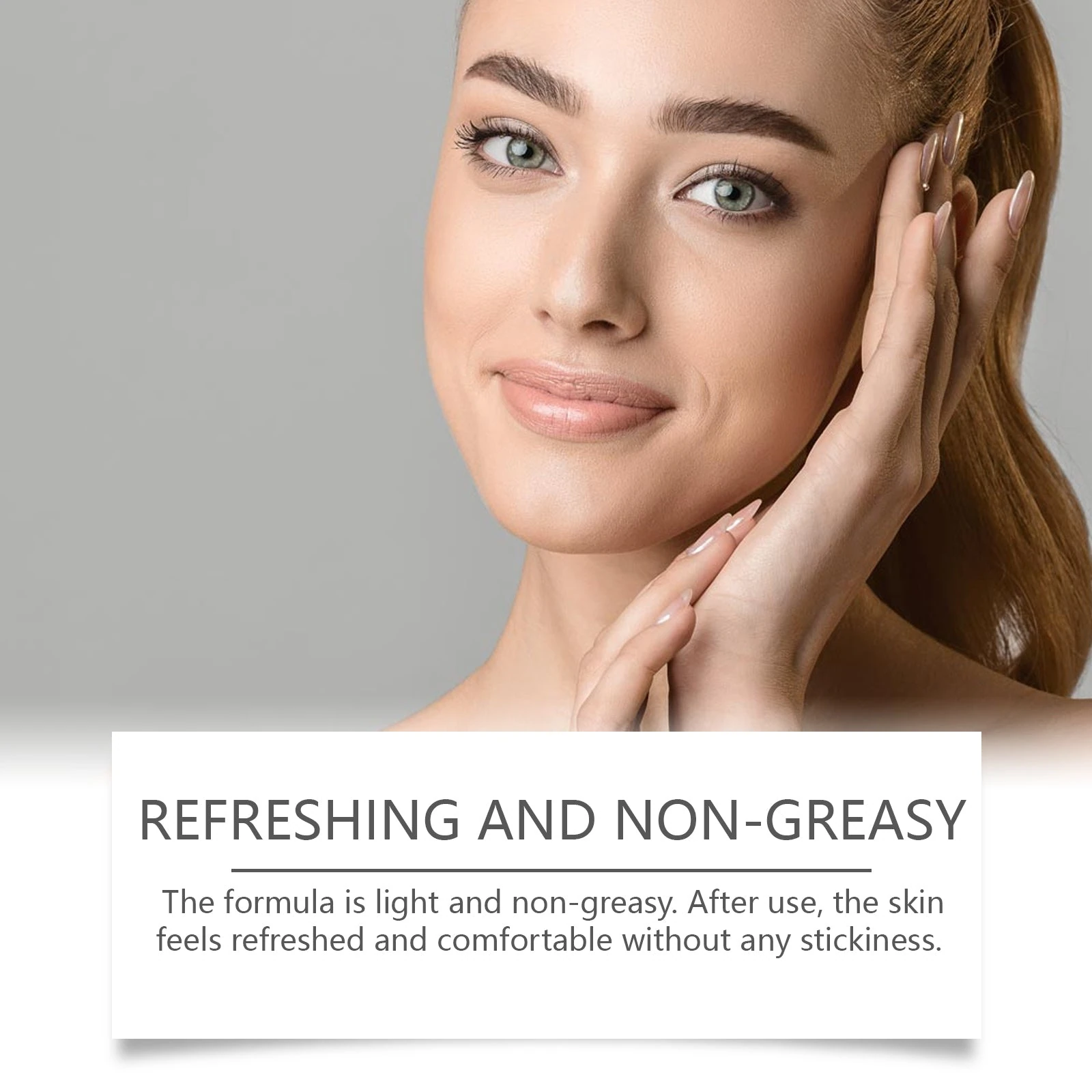 EELHOE facial cleansing oil artwork showing a refreshed skin finish