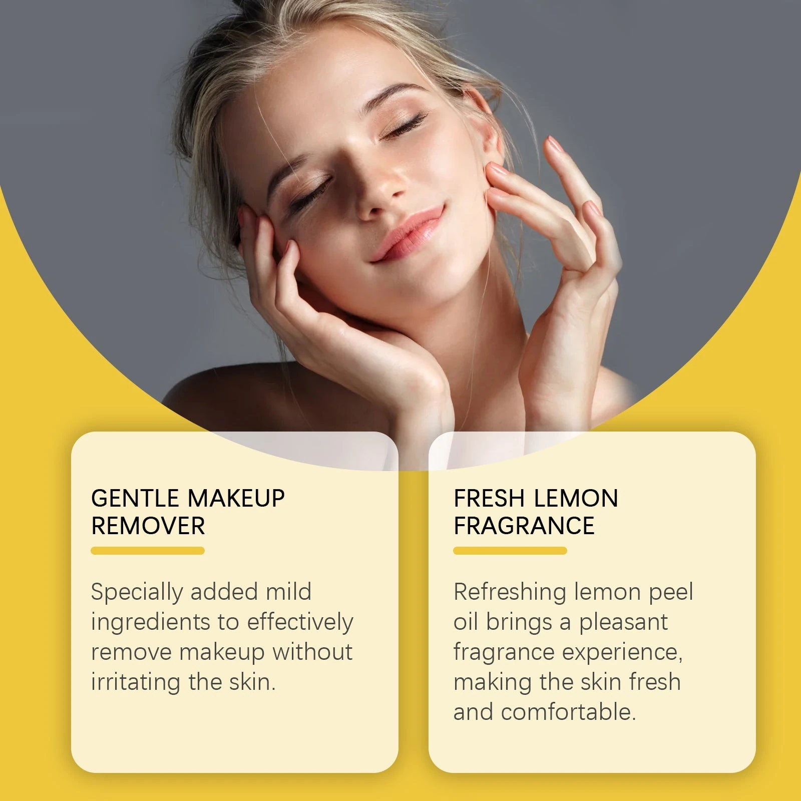 EELHOE Makeup Remover Pads — A ready-to-use wiping format with a citrus-fragranced formula.