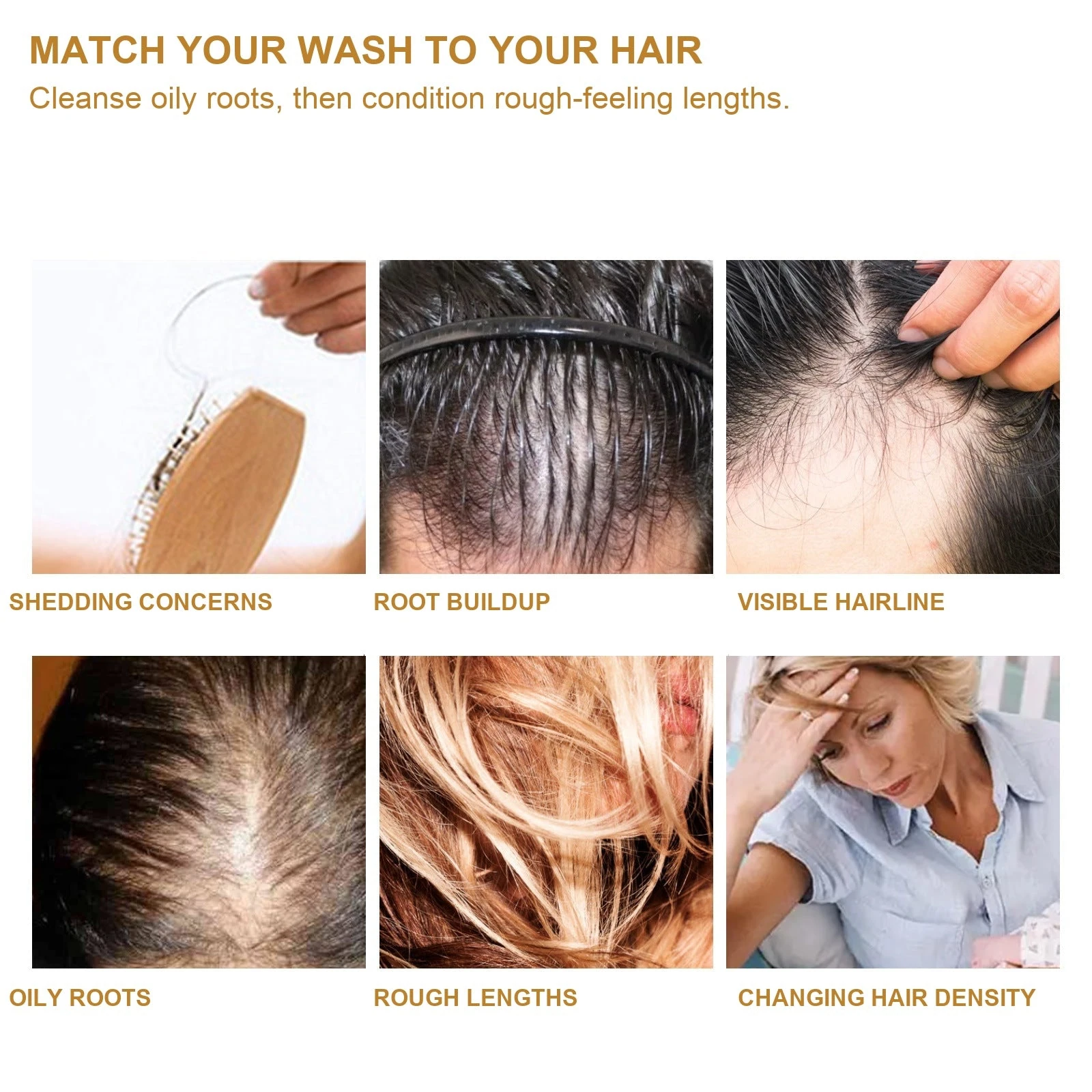 EELHOE Ginger Shampoo — Oil, rough lengths and thinning appearance are different care concerns.