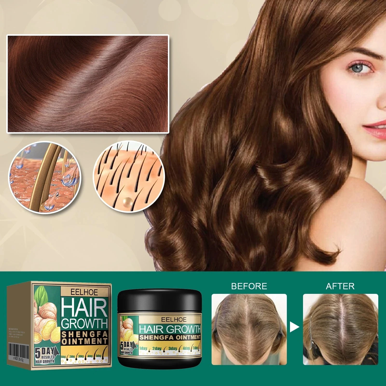 EELHOE Scalp Moisturizer — Give the scalp its own care step after washing and drying.