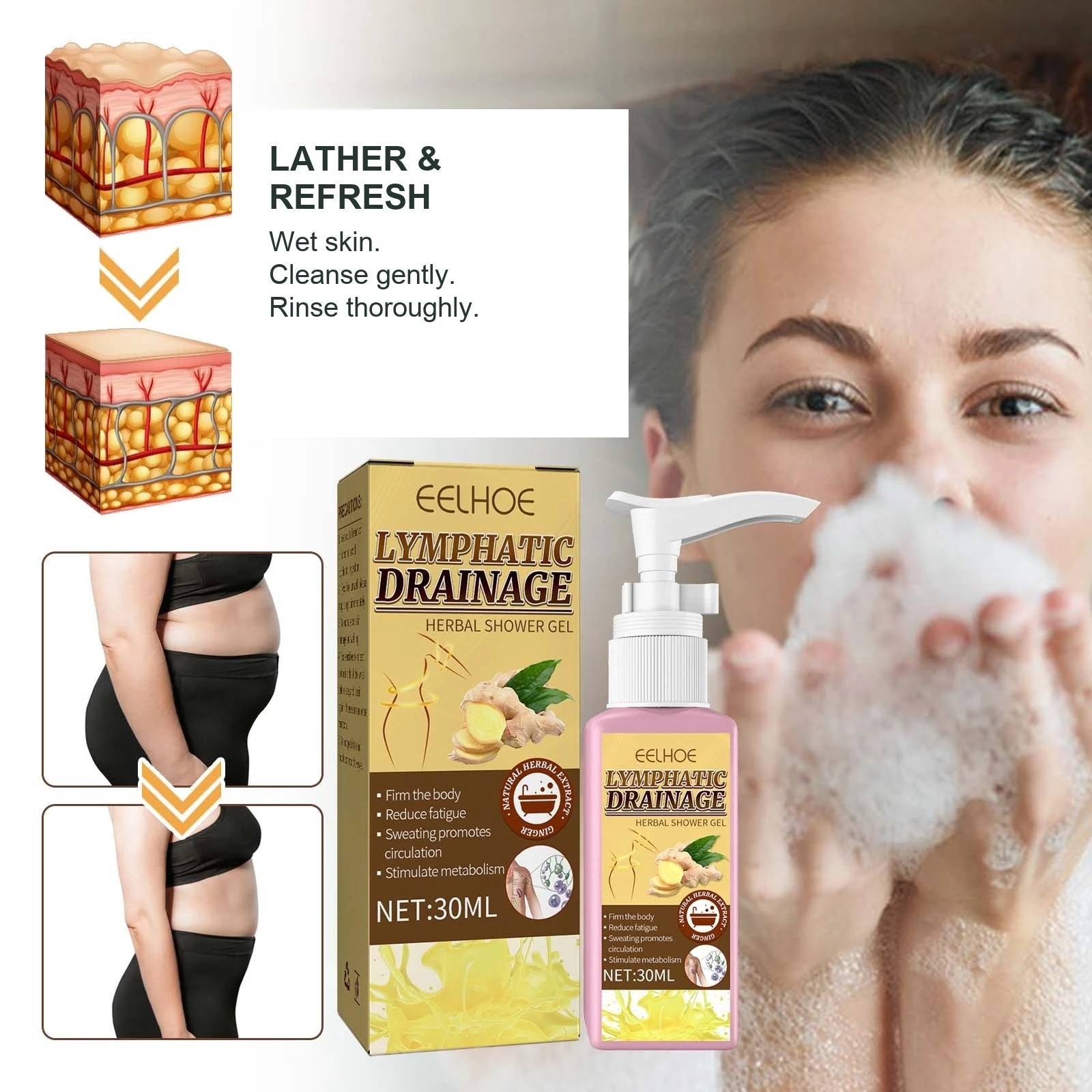 EELHOE Body wash feature artwork