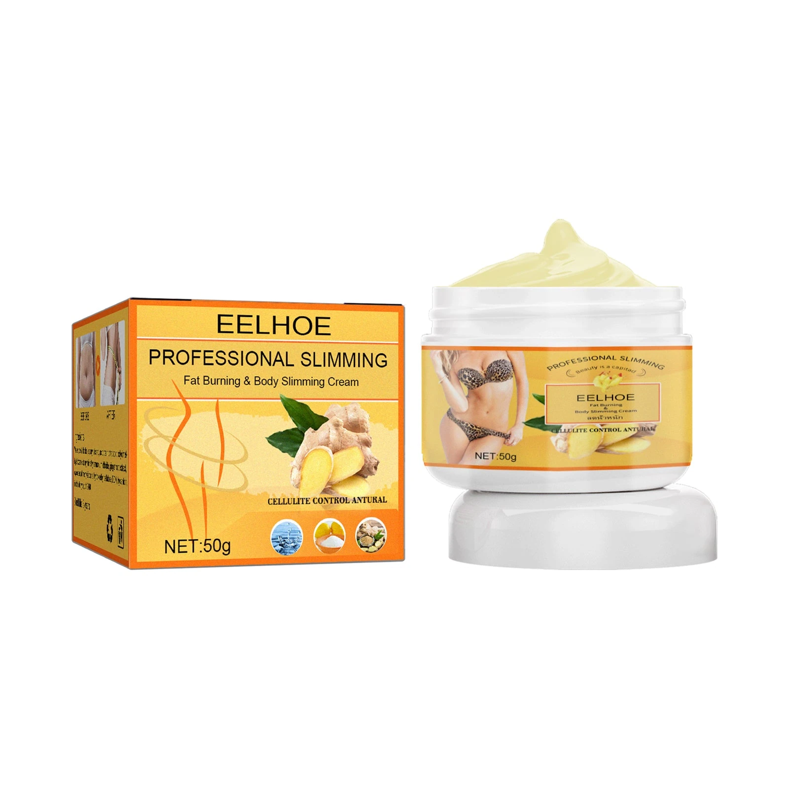 EELHOE 50g ginger body massage cream