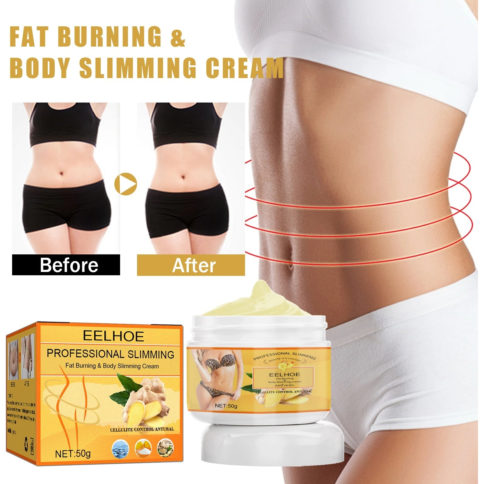 EELHOE Body massage and waist artwork