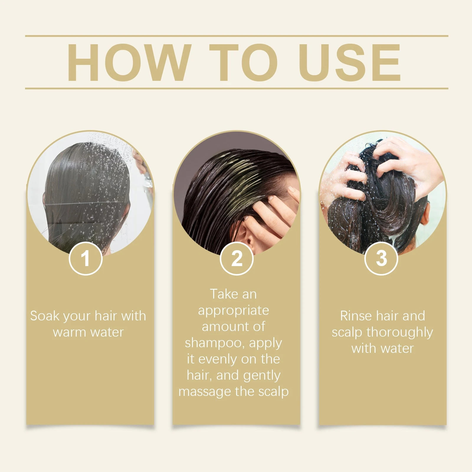 EELHOE Rosemary Shampoo — Wet hair, massage with shampoo and rinse thoroughly.