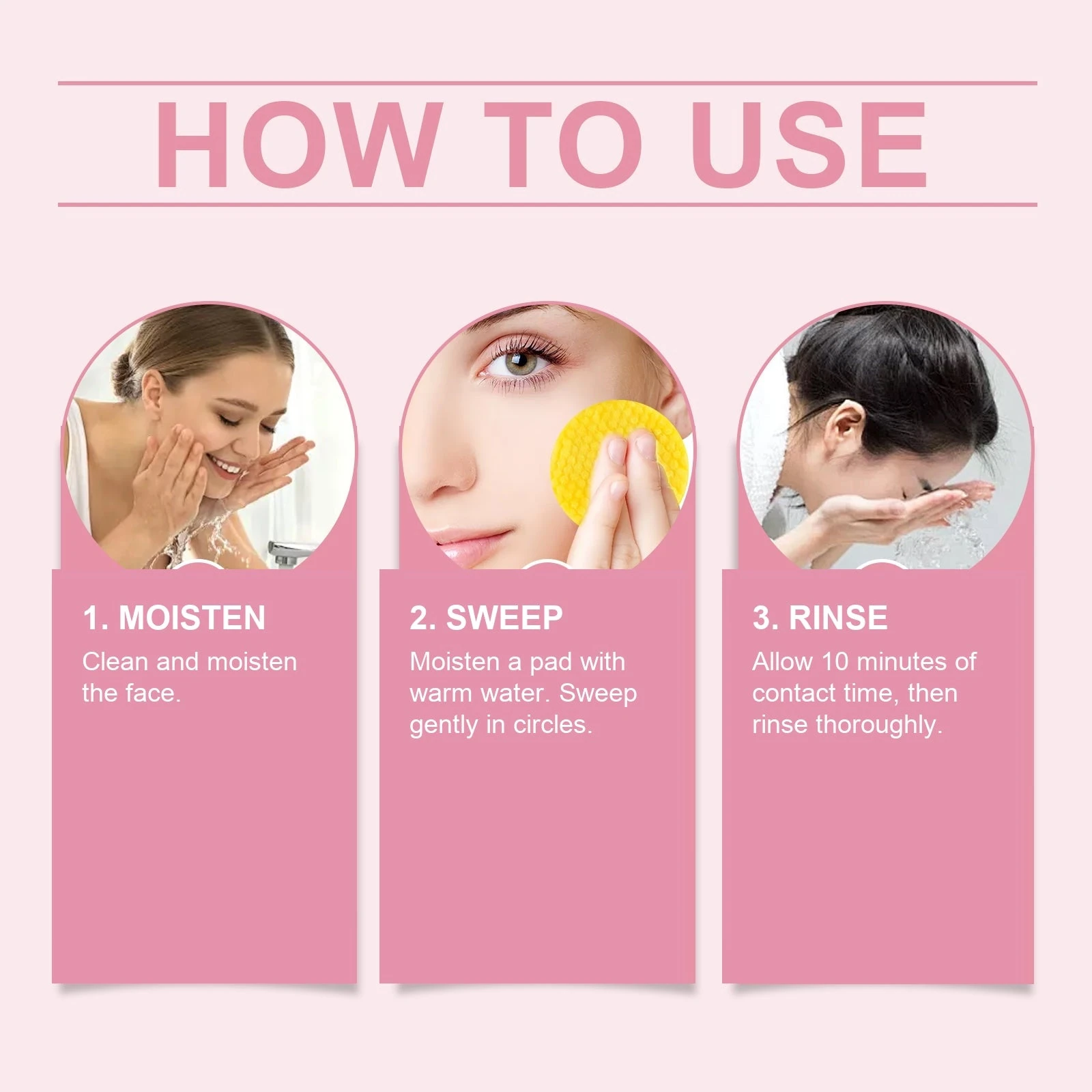 EELHOE Turmeric Cleansing Pads — Moisten, sweep gently, allow 10 minutes and rinse.