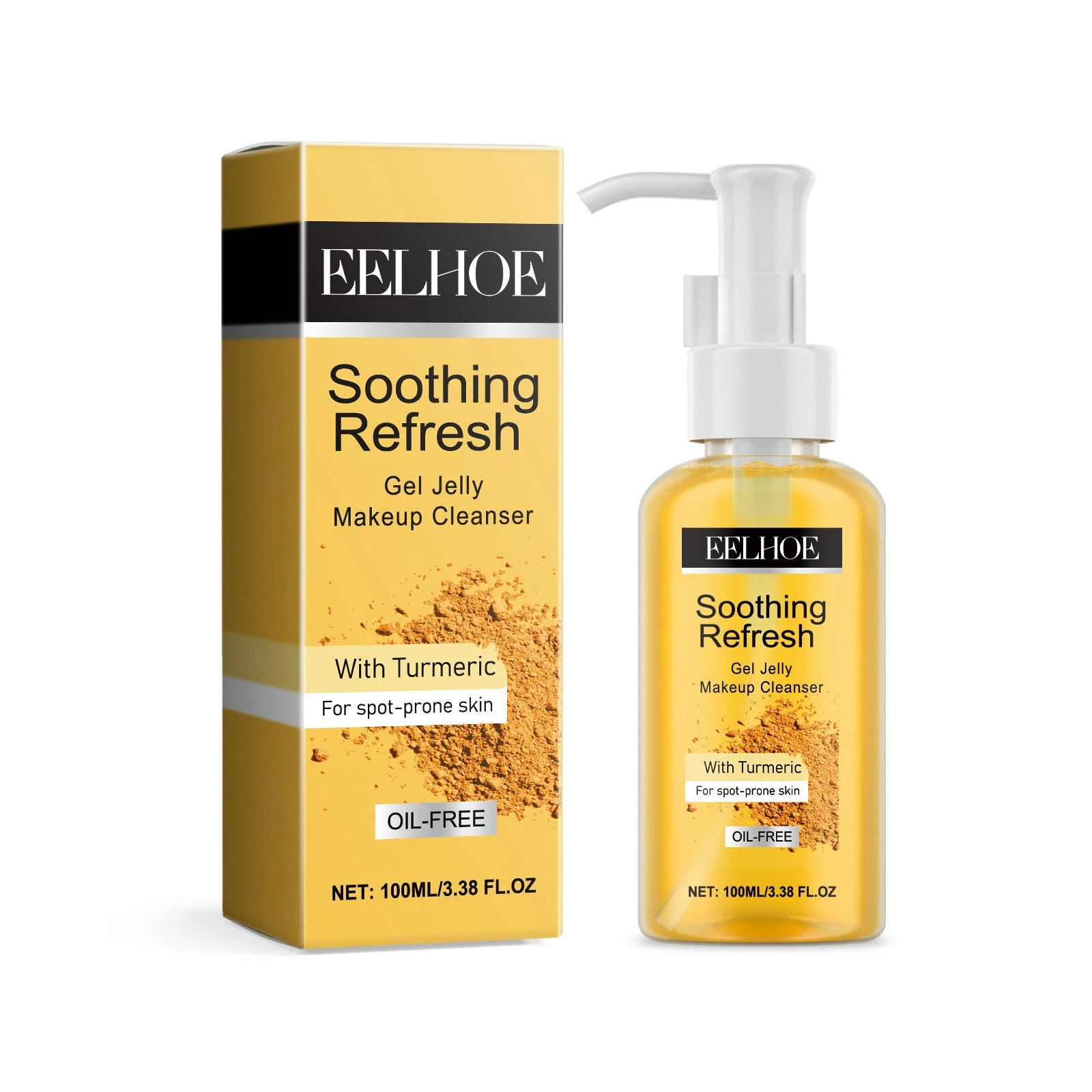 EELHOE Turmeric jelly cleanser pump