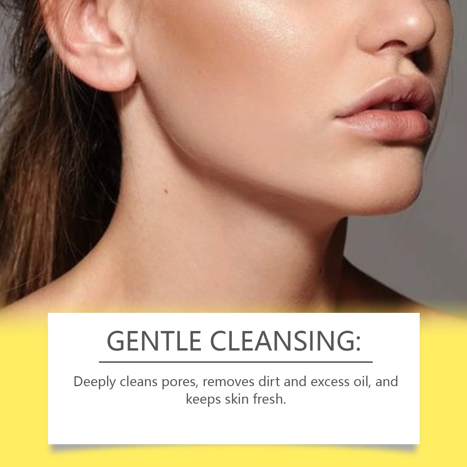 Facial cleansing artwork for the turmeric pad jar