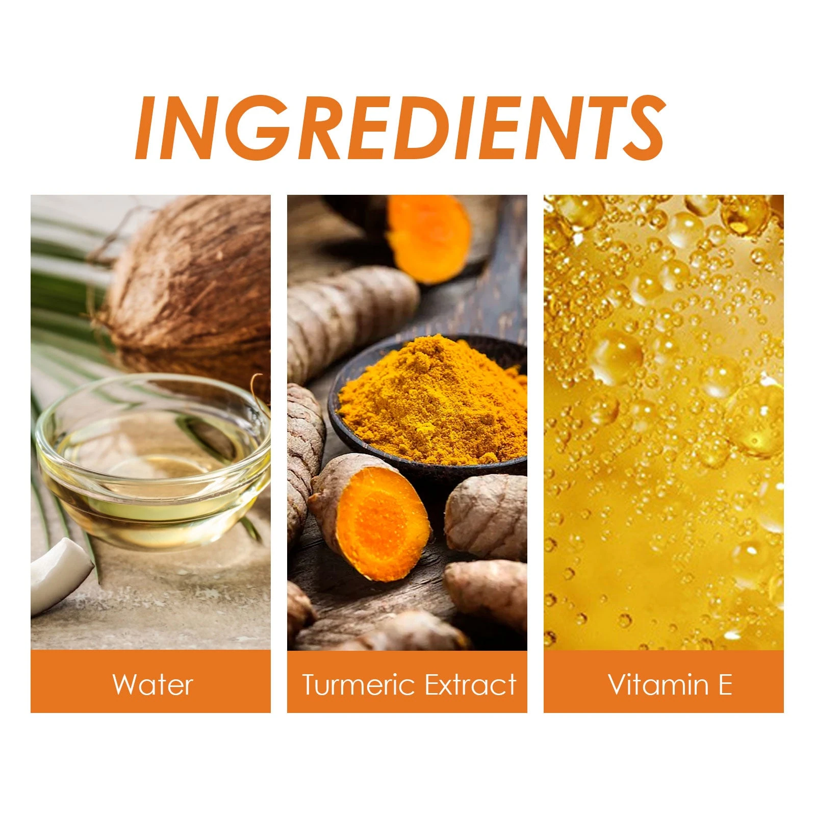 EELHOE Turmeric soap ingredient panel