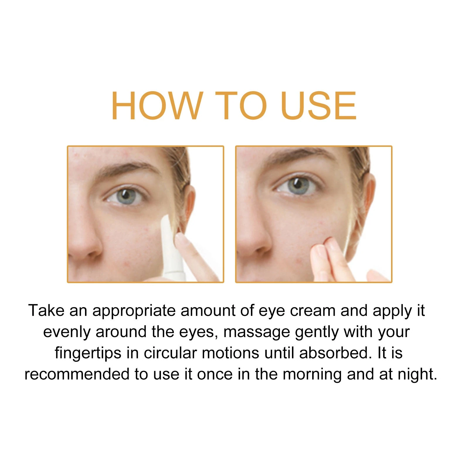 EELHOE Eye cream application directions