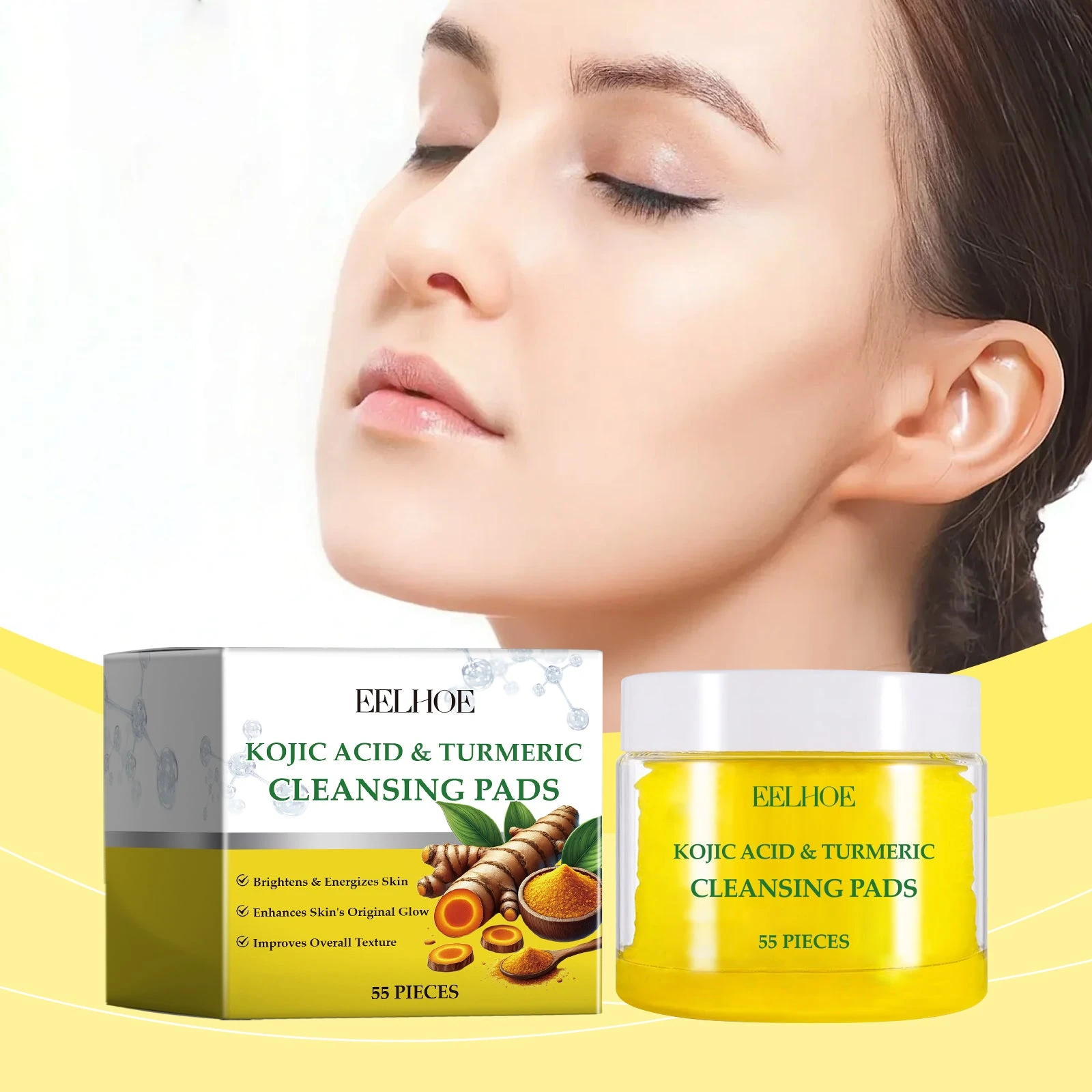 EELHOE Facial pad and skin photo