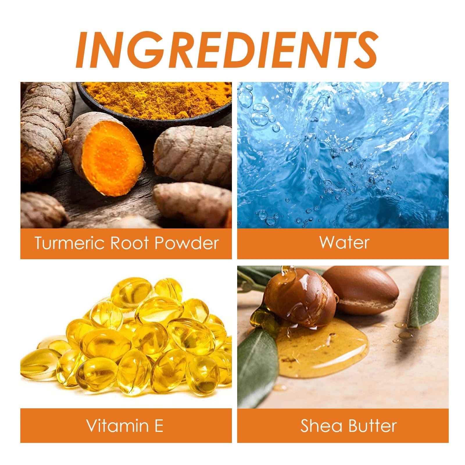 EELHOE Turmeric shea butter and vitamin E panel