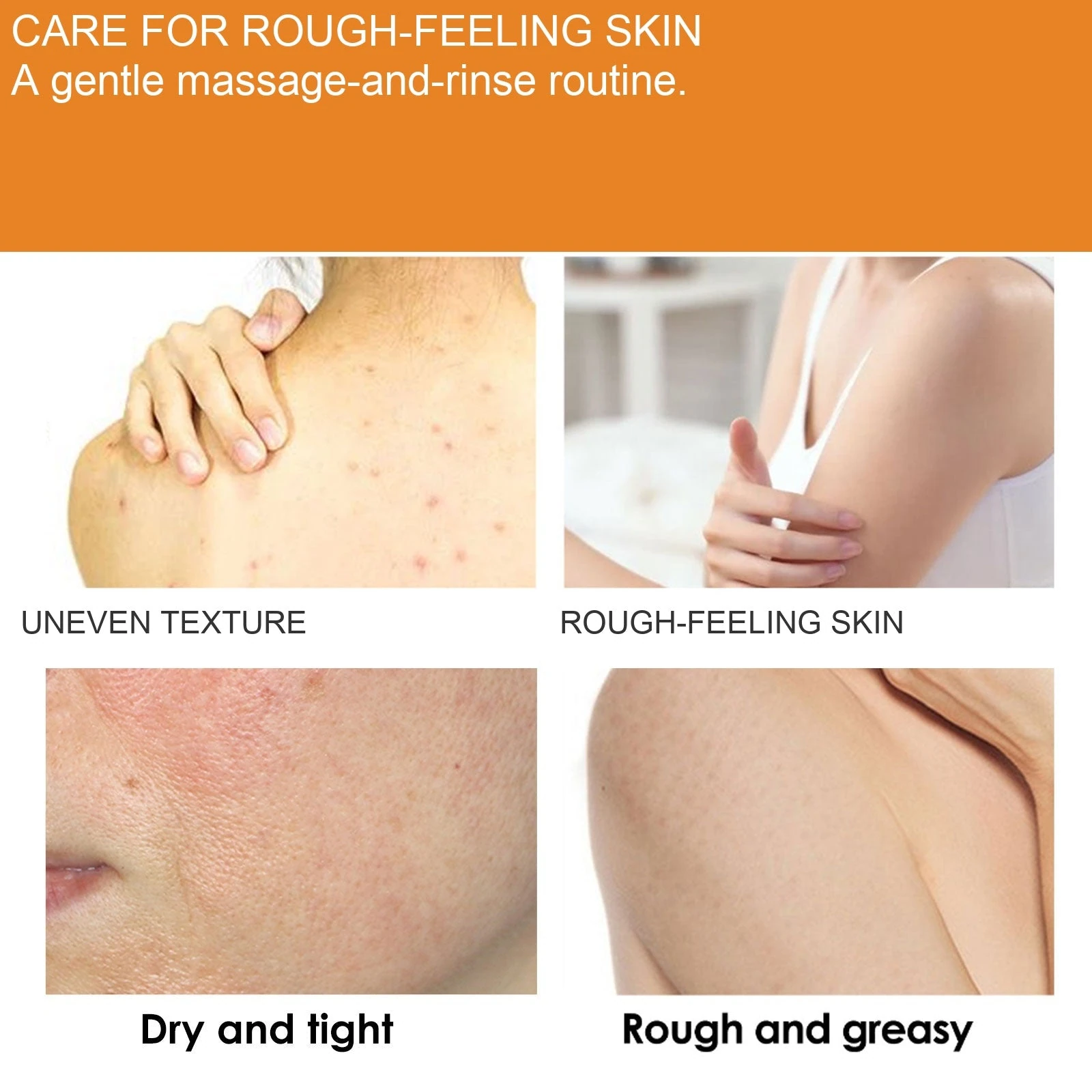 EELHOE Shea Butter Scrub — Focus on the feel of roughness, then finish with moisturizer.