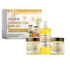 EELHOE Turmeric Skin Care Set — Three-piece set: face wash, facial scrub and moisturizing cream.