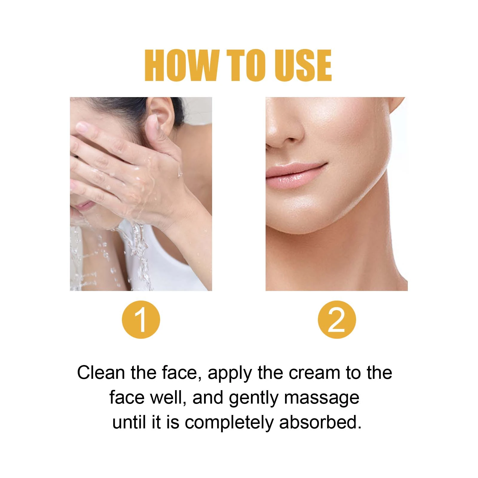 EELHOE Turmeric Skin Care Set — Cream: apply after cleansing and massage until absorbed.