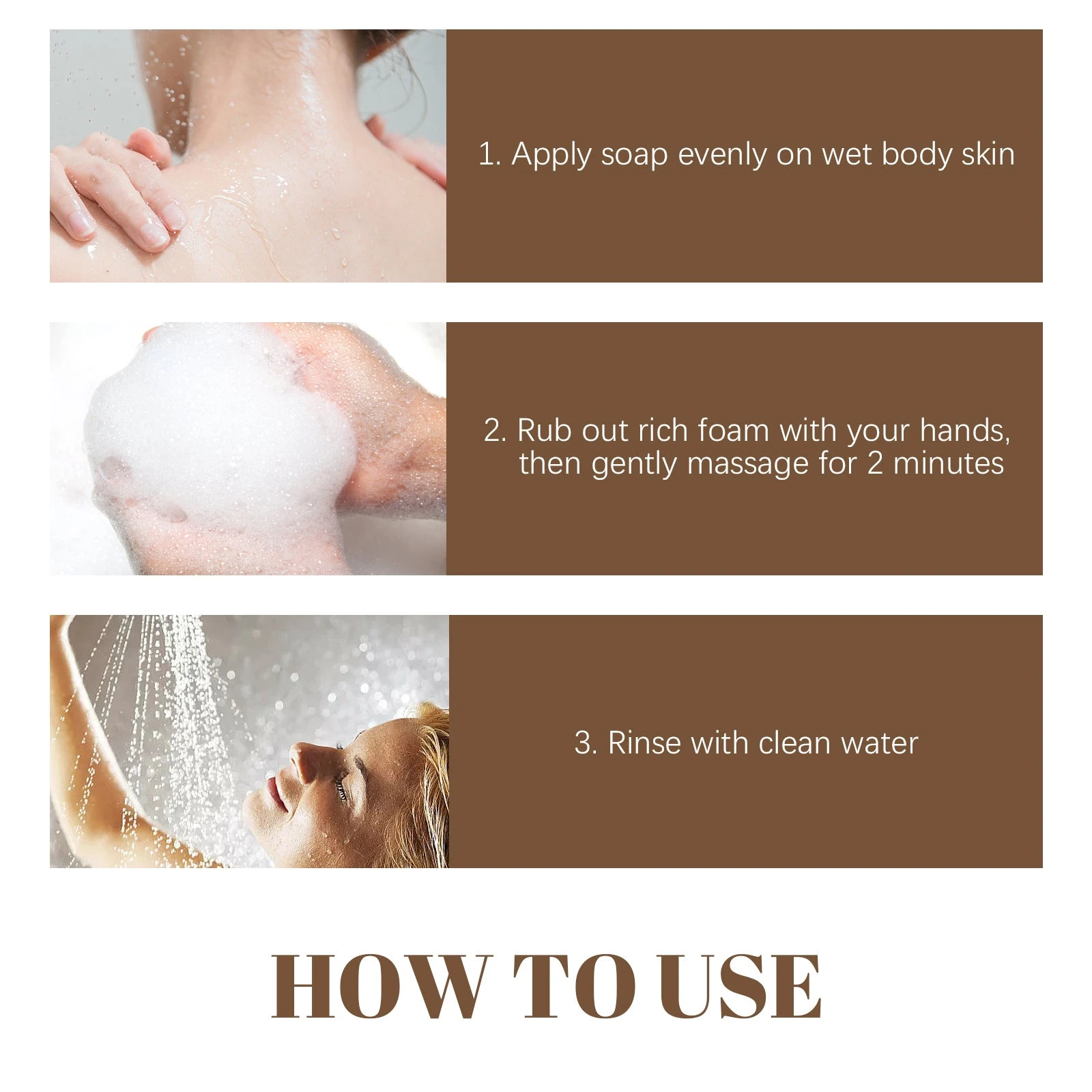 EELHOE Turmeric Body Soap — Lather on wet body skin, massage gently and rinse.